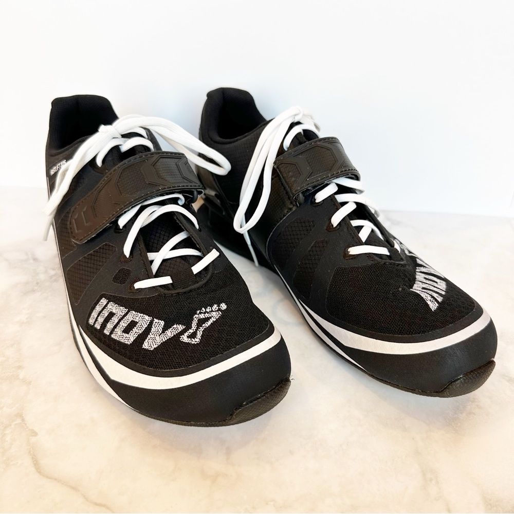 INOV-8 FASTLIFT 325 Standard Fit Black & White Lifting Shoes 9/42